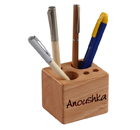 Desktop Wooden Pen Stand-1063