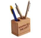Desktop Sleek Wooden Pen Holder-1065
