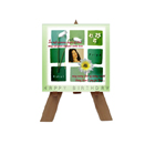 Custom Printed Ceramic Tile with Wooden Easel-ET-44