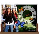 Wooden Base Photo Frame Clock-HBC86