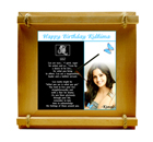 Photo Frame Square Dial Wall Clock-SQC1