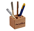 Corporate Wooden Desktop Pen Stand-1063