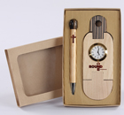 Set of Pen with Stand and Clock-1124