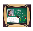 Wooden Base Photo Frame Clock-HBC86