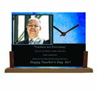Wooden Base Photo Frame Clock-HBC86